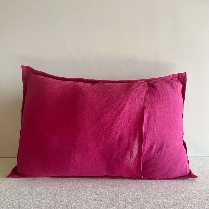Pink Patchwork Pillow Cover